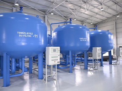 Yevlaxdakı sutəmizləyici qurğu 70 min sakinə xidmət göstərəcək