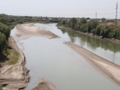 Kürdə suyun səviyyəsi kəskin AZALIB