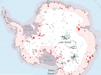 Antarktida 85 yeni “aktiv” göl aşkarlandı