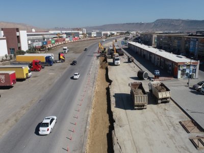 Lökbatanda 23 kilometrlik kollektor və sutəmizləyici qurğu tikilir - VİDEO