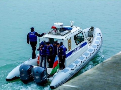 Xəzərdə brakonyerlik edənlər saxlanıldı - VİDEO