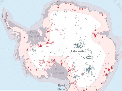 Antarktida 85 yeni “aktiv” göl aşkarlandı