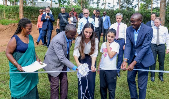 Heydər Əliyev Fondunun dəstəyi ilə Ruanda məktəbi içməli su ilə təchiz olunub - FOTO