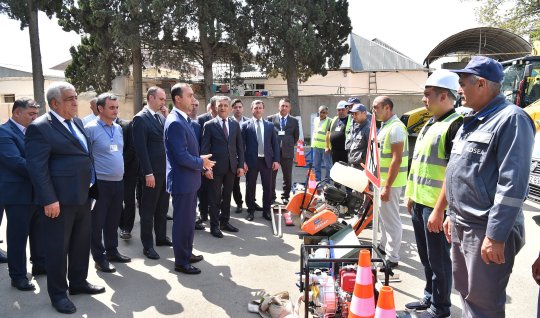 Gəncə şəhərinin su təchizatına baxış keçirildi - FOTO