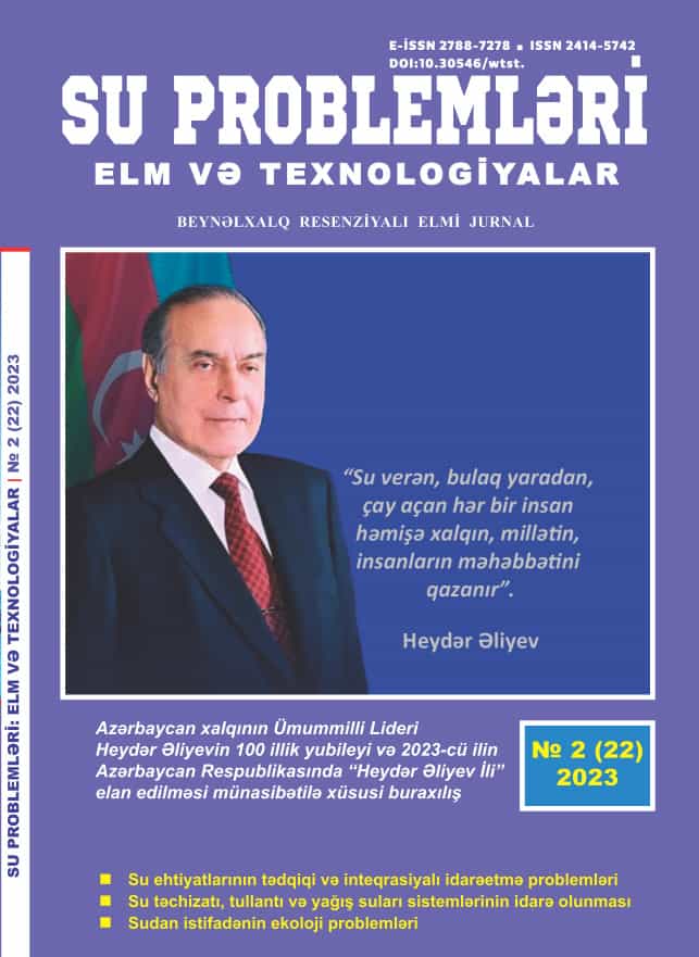 “Su problemləri: elm və texnologiyalar” elmi jurnalının xüsusi buraxılışı nəşr edilib