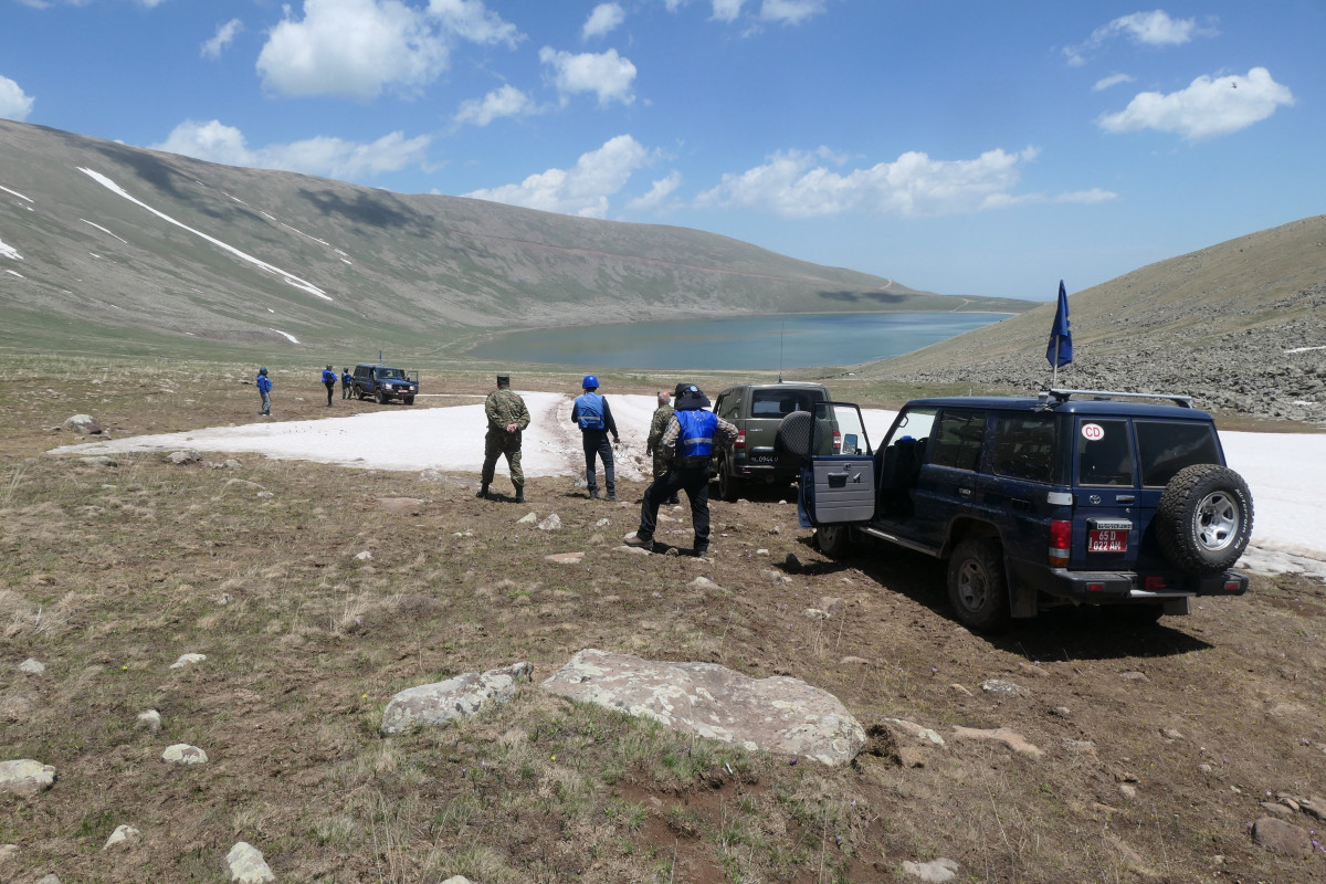 Aİ missiyası Ermənistan-Azərbaycan sərhədində yerləşən Qaragöl gölünə BAŞ ÇƏKDİ