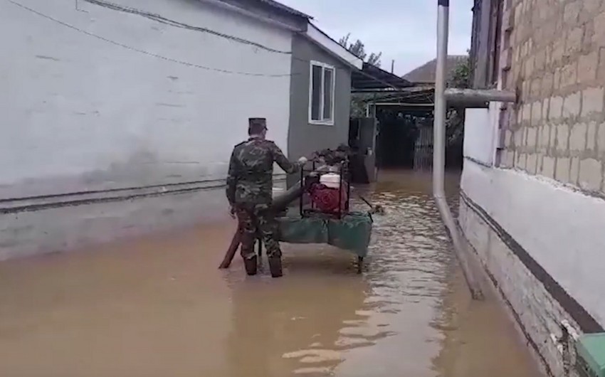 Subasmaya məruz qalanrayonda son vəziyyət AÇIQLANDI